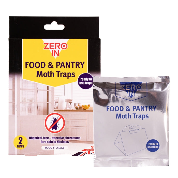 ZER711 - 12-delige Voedsel- en Pantry Mottenval - Twinpack