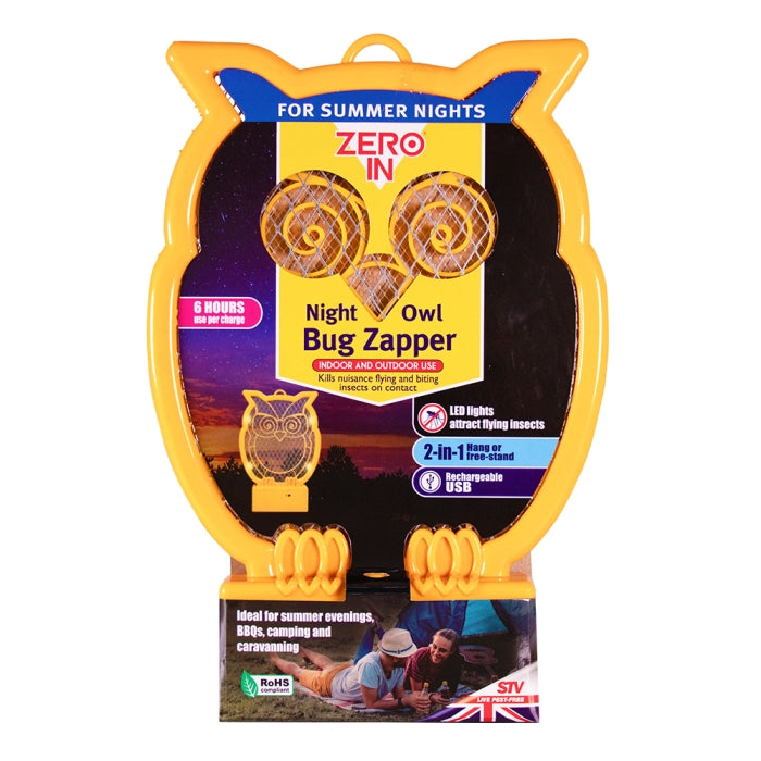 ZER888 - 6st. per doos - Night Owl oplaadbare Bug Zapper