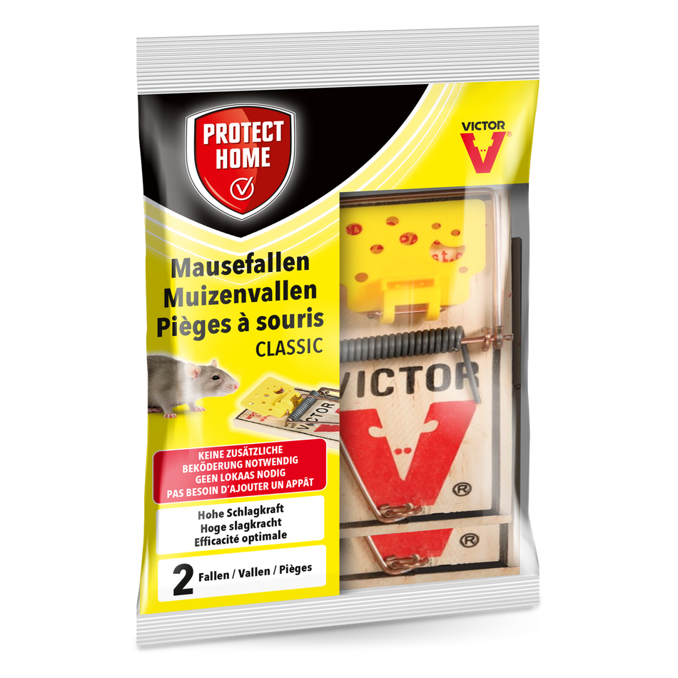 86600778 - 36St. pro Karton – Holz-Mausefalle von Protect Home Victor