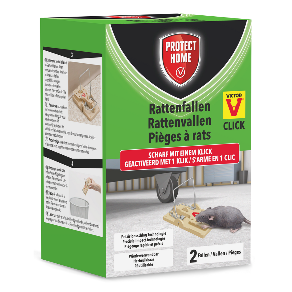 86600781 - 6St. pro Karton – Protect Home Rattenfalle aus Kunststoff