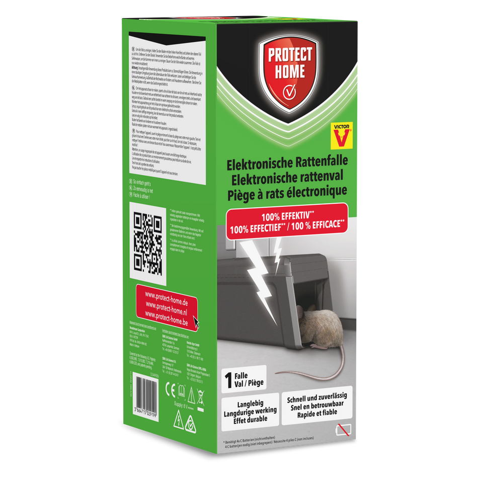 86600784-M241 - 4st. per doos - Protect Home Rat Trap Electronic