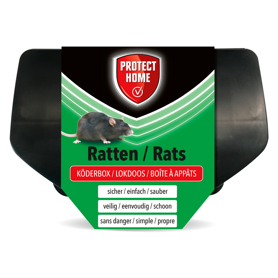 86600787 - 6St. pro Karton – Protect Home Rattenfutterspender aus Kunststoff