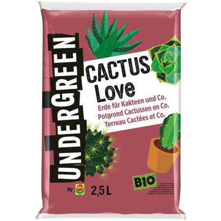 2830702004 - 10pc. per box UNDERGREEN Cactus Love Bio Potting Ground Cactuses & Fat Plants 2.5L