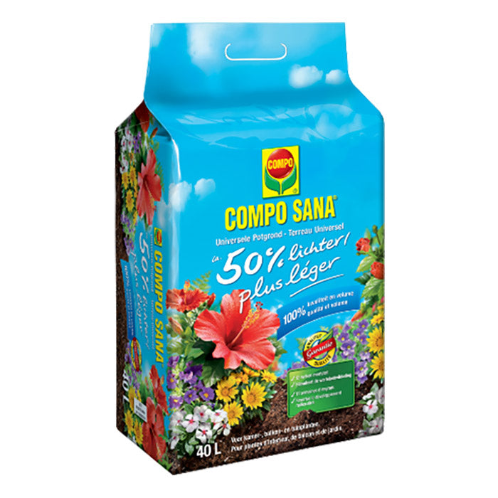 2220104017 - 56pc. per pallet - COMPO SANA® Universal Potting Soil Approx. 50% Lighter 40L