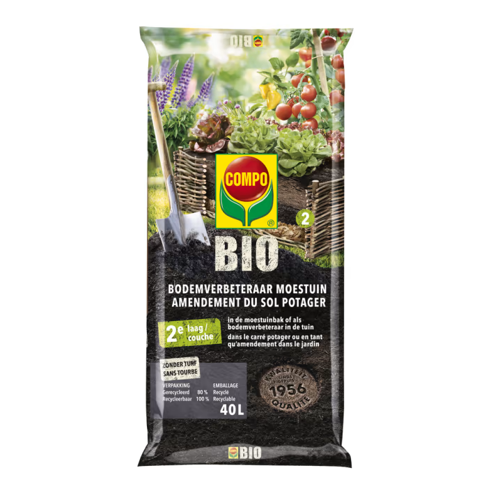 2074804017 - 36pc. per pallet - COMPO BIO® Kitchen Garden Soil Improvers 40L