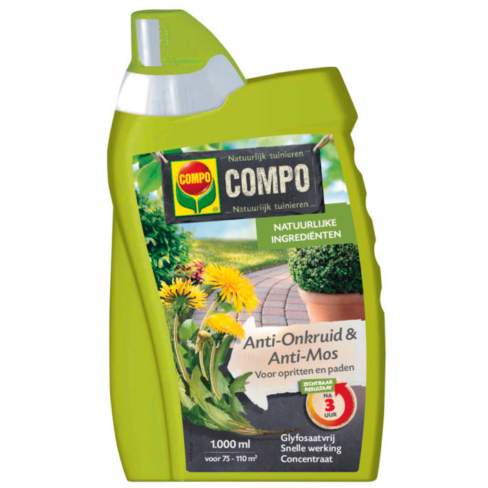 2434002003 - 12pc. per box COMPO BIO Anti-Weed & Anti-Moss Pad & Terrace Concentrate NL 1L