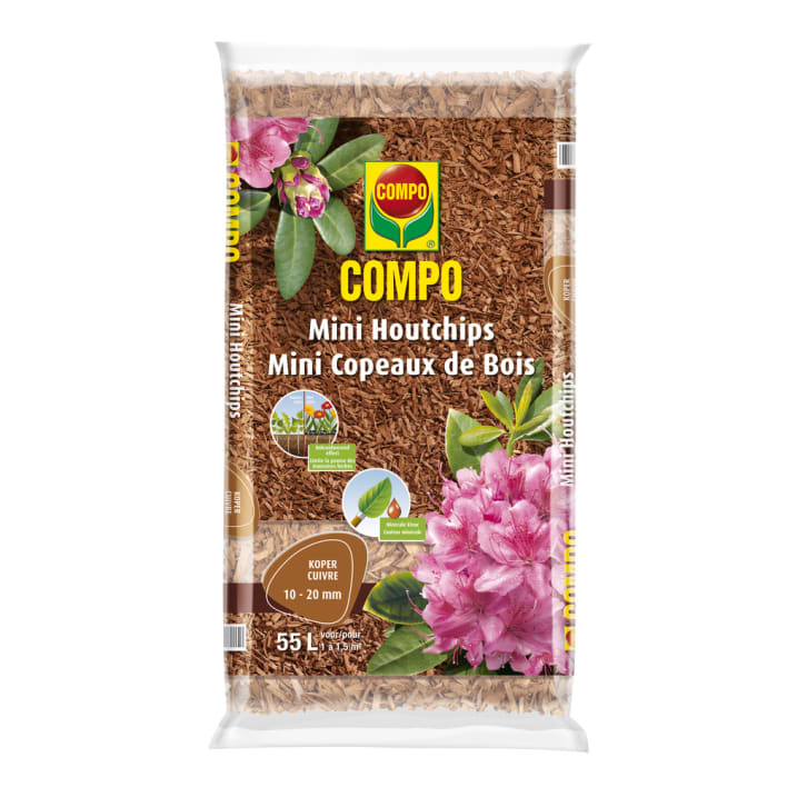 2083614017 - 33 pc. per pallet COMPO Mini Wood chips - copper 55L