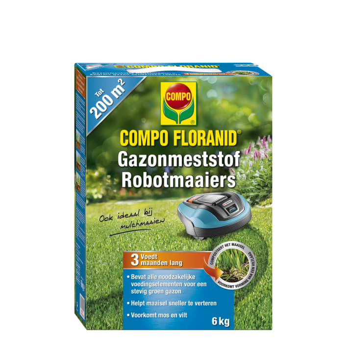 2026602017 - 4pc. per box - COMPO® Floranid Lawn Fertilizer Robotic Mower - S200M² - 6KG