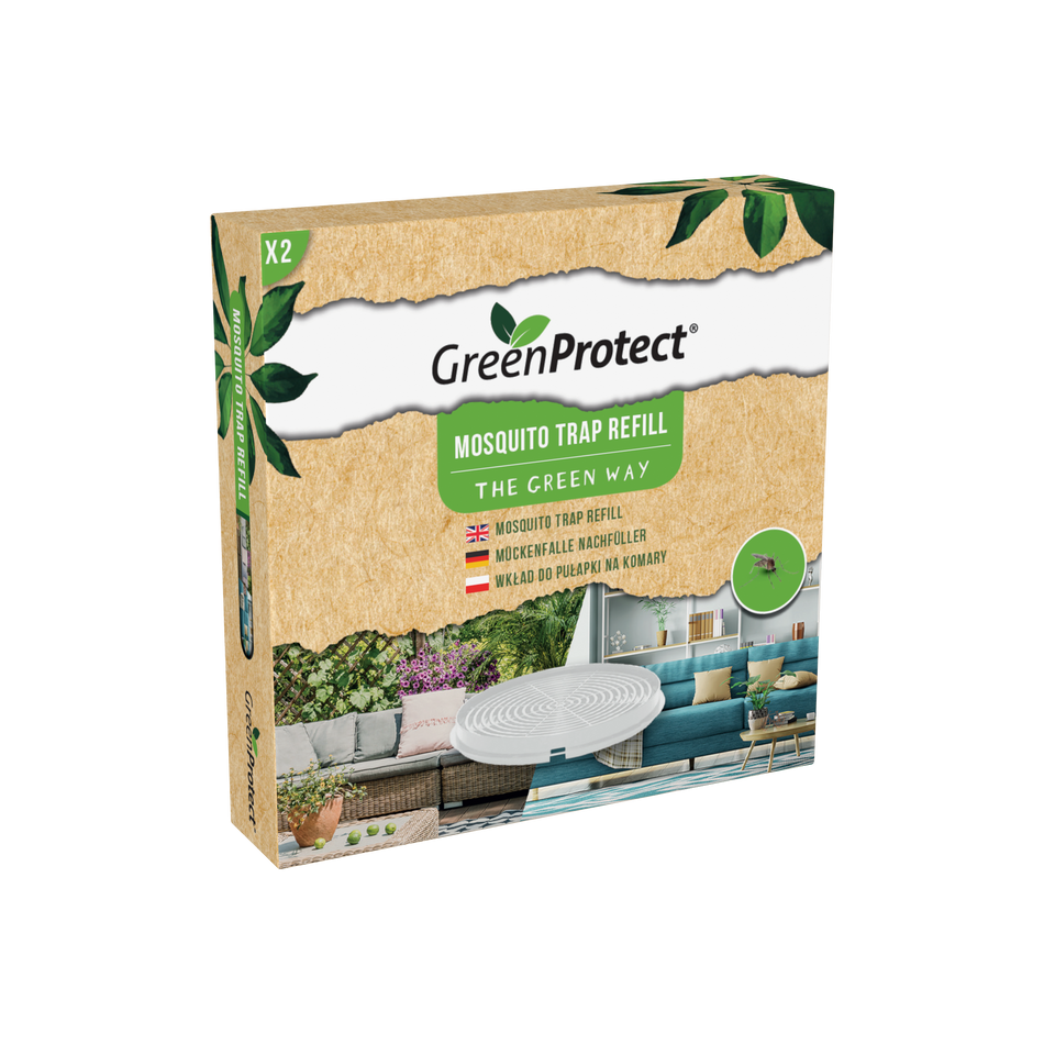 GPMTR – 10pc. per box – Green Protect Mosquito Trap Refill (Pack of 2)