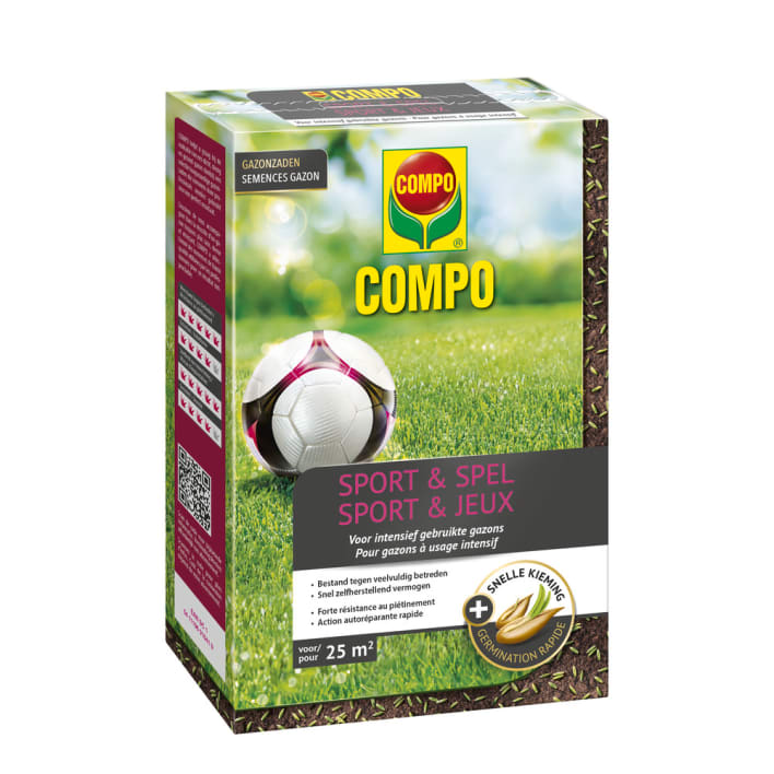 2181002017 - 8pc. per box - COMPO Lawn Seed Sport & Game 500gr