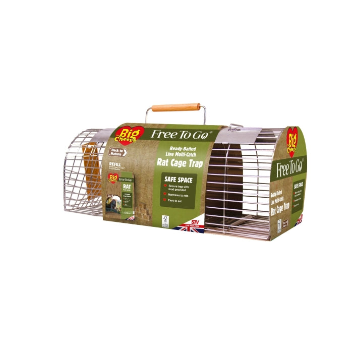 V204 - 6pc. per box - Multi-Catch Rat Cage Trap