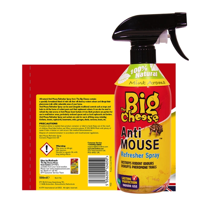 V405 - 6pc per box - Anti Mouse Refresher Spray - 500ml