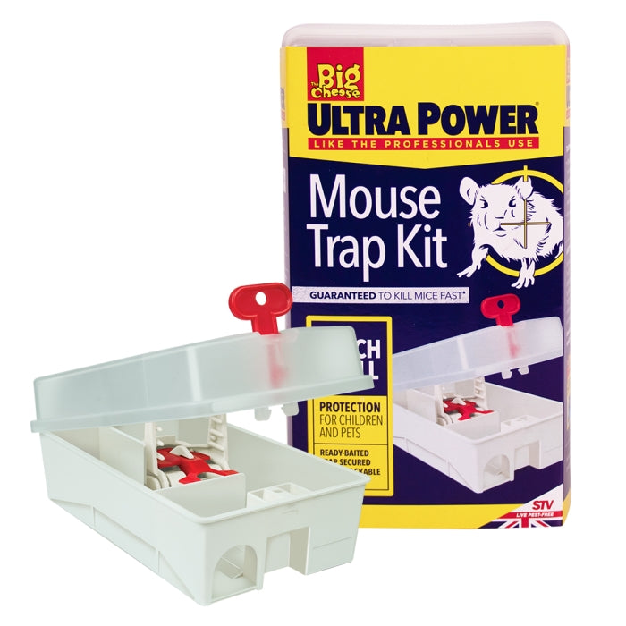 V563 - 6pc per box - Ultra Power Mouse Trap Kit