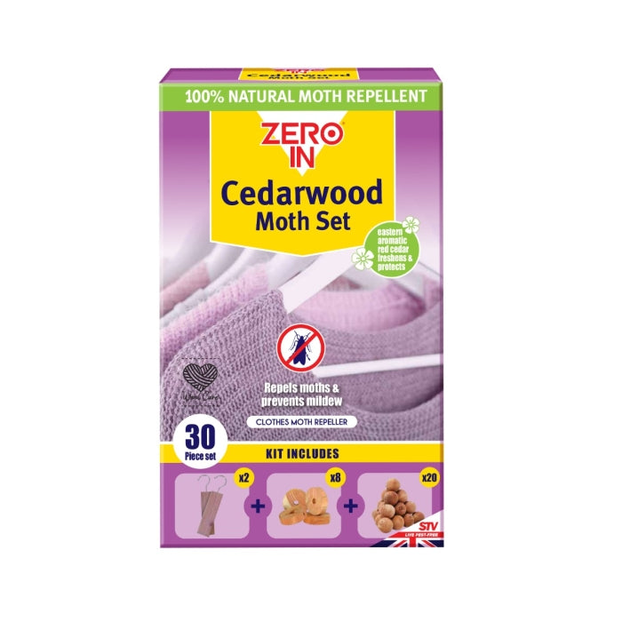 ZER033 - 6pc Cedarwood Moth Repellent set - bundel