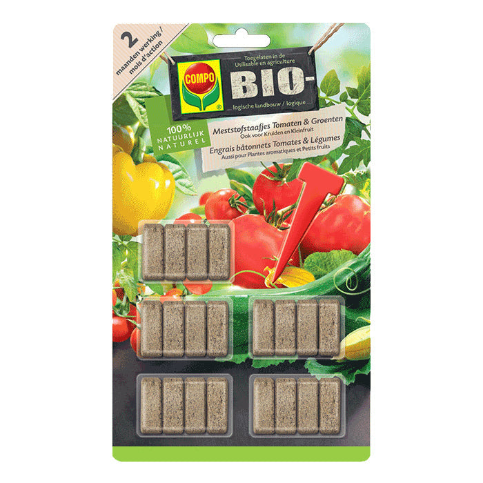 1072502017 - 40St. pro Palette COMPO BIO Düngerriegel Tomaten & Gemüse