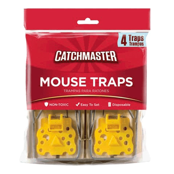 604-12F – 12pc. per box - Catchmaster® Mouse Snap Trap 4pack