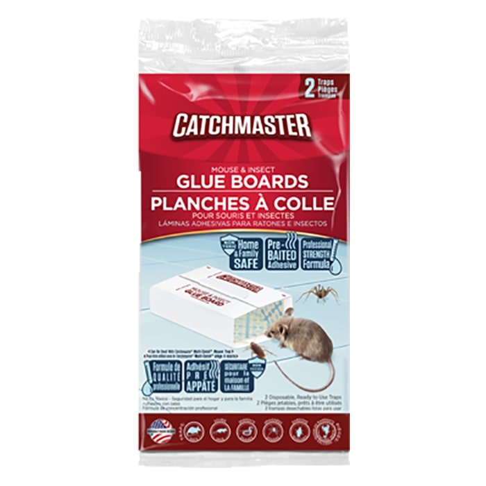 872SD - 8pc. per box - Catchmaster® Mouse Insect & Snake Glue Boards
