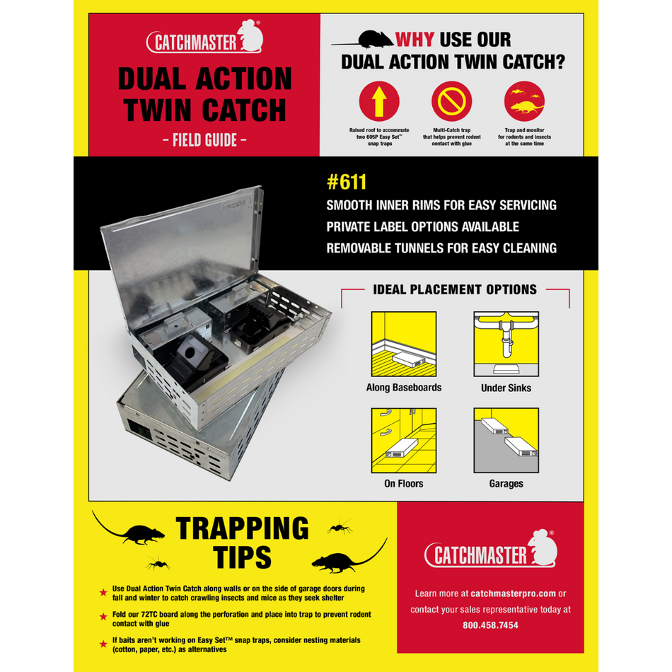 611 - 12 st. per doos - Catchmaster Dual Action Twin Catch